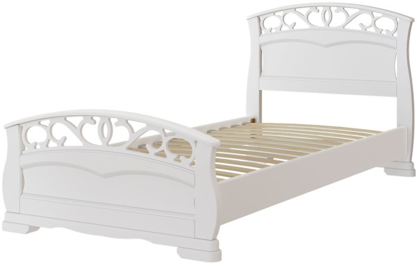 Фото Кровать односпальная Грация-1 (СМ 90х200) без основания с универсальными царгами от производителя Браво-мебель в Геническе по цене 18&nbsp;520 ₽