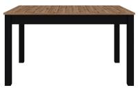 Стол обеденный Loft STO (мдф, лдсп-дуб вотан, черный (Black Red White (БРВ)) ) в Геническе от производителя в интернет магазине Планета Комфорта Стол обеденный Loft STO (мдф, лдсп-дуб вотан, черный (Black Red White (БРВ)) ) в Геническе от производителя