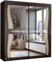 Фото  шкаф-купе крафт-5 (2 двери) производитель Мебелони