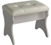 Пуф Алиса (3 категория, белый, светлый  (Мебельсон) ) в Геническе от производителя 