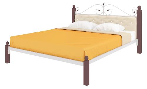 Кровать двуспальная Диана Lux мягкая (СМ 160х200) трубка металл в интернет магазине Планета Комфорта Фото derevyannye-krovati кровать двуспальная диана lux мягкая (см 160х200) трубка металл производитель Милсон