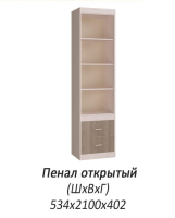 Шкаф открытый Паскаль в интернет магазине Планета Комфорта Фото detskaya-modulnaya-paskal шкаф открытый паскаль производитель БТС
