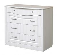 Комод Ева-10 (сандал белый/рамух белый (Марибель) ) в Геническе от производителя 