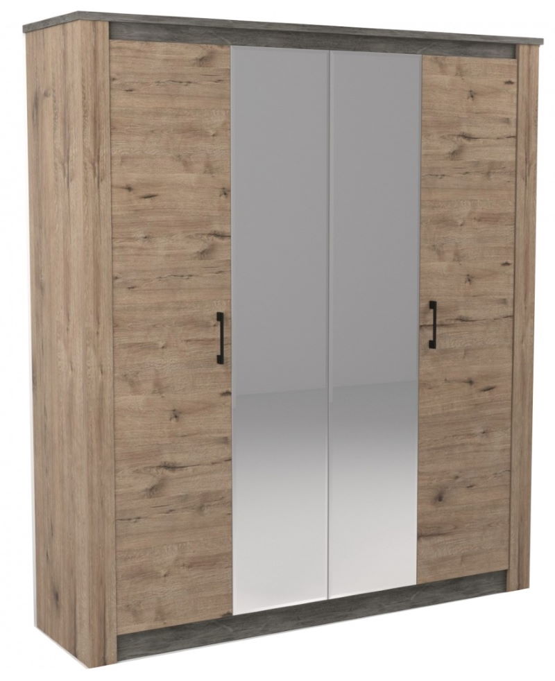 Фото Шкаф Денвер (192) четырехдверный от производителя СБК в Геническе по цене 46&nbsp;000 ₽