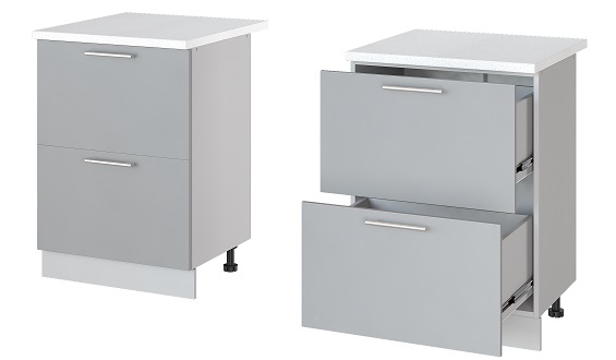 Фото Кухня Бронкс стол-рабочий Н-62 от производителя Леко в Геническе по цене 7&nbsp;200 ₽