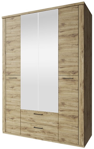 Фото Шкаф 4DG2S Дорсет (Doorset) (150) четырехдверный от производителя Анрэкс в Геническе по цене 47 800 ₽