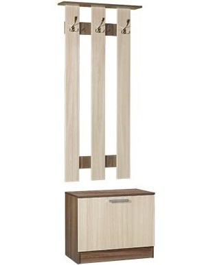 Фото Вешалка с тумбой малая Машенька от производителя Мебель Маркет в Геническе по цене 5 530 ₽