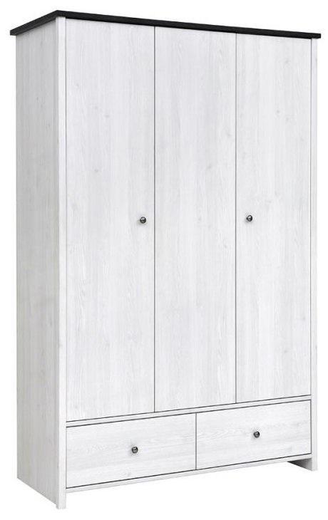 Фото Шкаф Порто SZF3D2S (129) трехдверный от производителя Black Red White (БРВ) в Геническе по цене 30 340 ₽