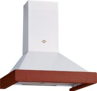 Вытяжка купольная Stevia 160 (600х500хh680(970)) (Материал Металл/Дерево , Цвет Белый/Вишня) в Геническе от производителя 