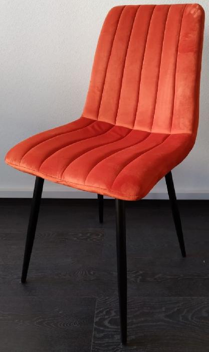 Кресло DC811 ( Обивка стула:меланж, черный, коралл (La-alta) )
