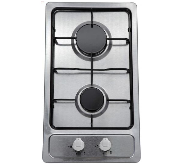 Фото Варочная поверхность газовая 2-х конф. VENTOLUX HG320 EES INOX 2 (600х520хh43) от производителя  в Геническе по цене 9 050 ₽