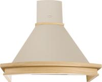 Вытяжка купольная Iris 190 (900х500хh573(843)) (Материал Металл/Дерево , Цвет Бежевый/Неокрашено) в Геническе от производителя 