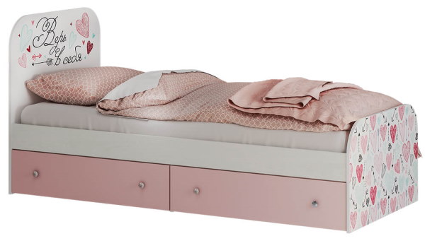 Фото Кровать детская Малибу КР-10 Light (СМ 80х186) с ящиками от производителя БТС  в Геническе по цене 12 740 ₽
