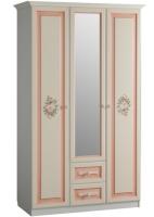 Фото  шкаф алиса (129) трехдверный с ящиками  производитель Мебельсон