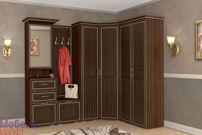 Фото Тумба малой вешалки Виктория от производителя Мебель Маркет в Геническе по цене 6 120 ₽