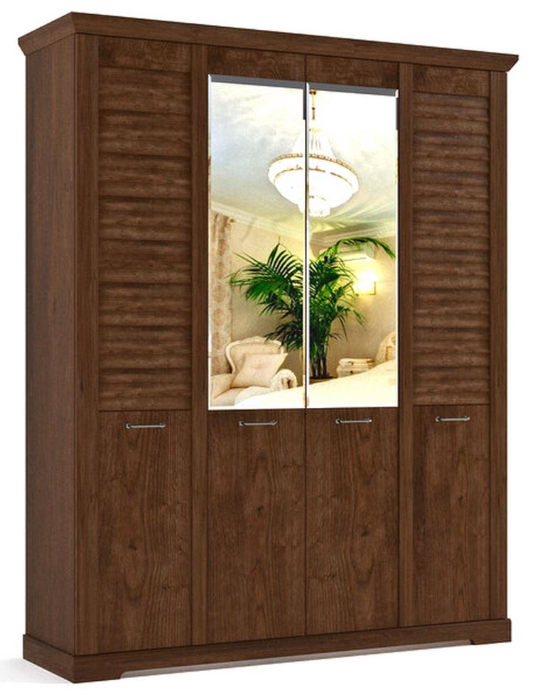 Фото Шкаф Кантри (186) четырехдверный от производителя СБК в Геническе по цене 36&nbsp;180 ₽