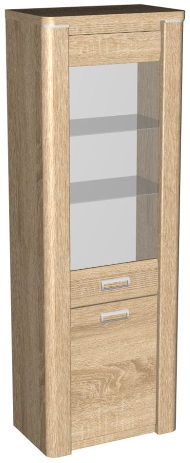 Фото Пенал со стеклом высокий Магнолия ГМ-03 от производителя СБК в Геническе по цене 19&nbsp;830 ₽