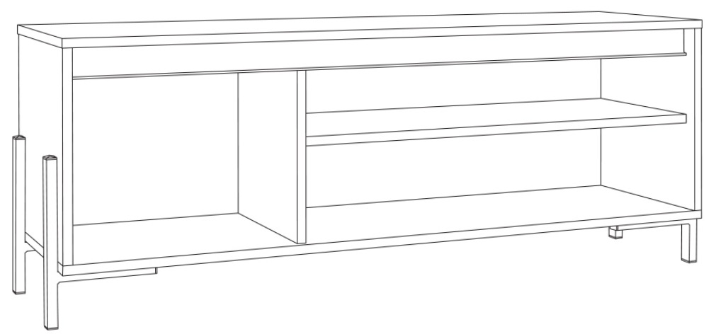 Фото Тумба под ТВ Квадро 13.275 от производителя Моби в Геническе по цене 9 310 ₽