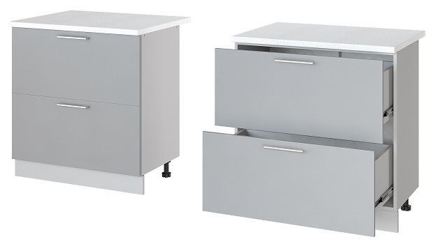 Фото Кухня Бронкс стол-рабочий Н-82 от производителя Леко в Геническе по цене 8&nbsp;800 ₽