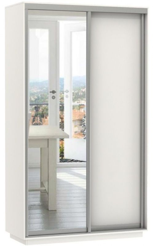 Фото Шкаф-купе Экспресс Дуо Медиум (1,6х0,6х2,4 - 2 двери) от производителя Мебельная компания Е1 в Геническе по цене 35 690 ₽