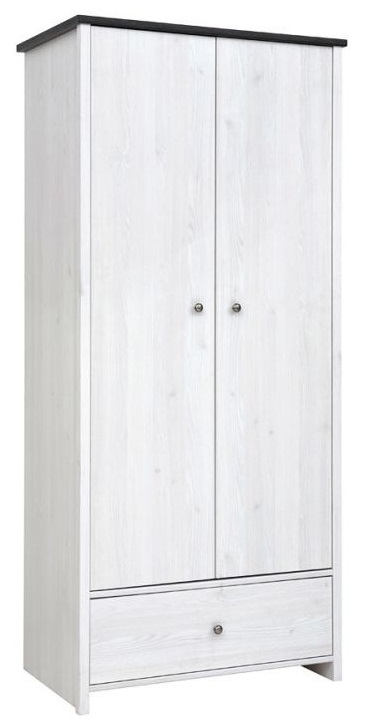 Фото Шкаф Порто SZF2D1S (89) двухдверный от производителя Black Red White (БРВ) в Геническе по цене 20 080 ₽