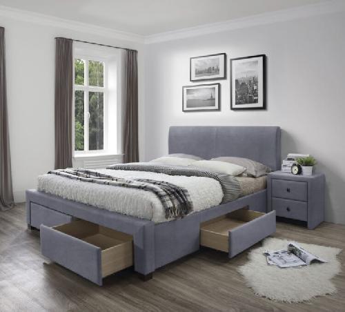 Кровать двуспальная Halmar Modena 3 (СМ 160х200) c ортопедическим основанием в интернет магазине Планета Комфорта Фото derevyannye-krovati кровать двуспальная halmar modena 3 (см 160х200) c ортопедическим основанием производитель Halmar