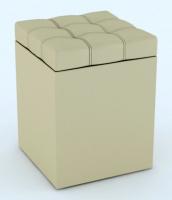 Фото  пуф квадро с ящиком производитель Бон-мебель