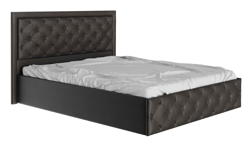 Фото Кровать двуспальная Мишель (СМ 160х200) с подъемным механизмом (пуговицы) от производителя Бон-мебель в Геническе по цене 33 480 ₽