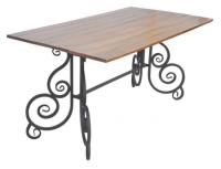 Фото  стол кованый московский производитель Кемпинг Групп