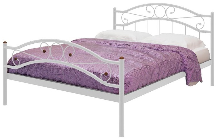 Фото Кровать двуспальная Надежда Plus (СМ 180х200) трубка металл от производителя Милсон в Геническе по цене 15 220 ₽