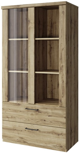 Фото Шкаф с витриной 1V2S3N Дорсет (Doorset) от производителя Анрэкс в Геническе по цене 17 680 ₽