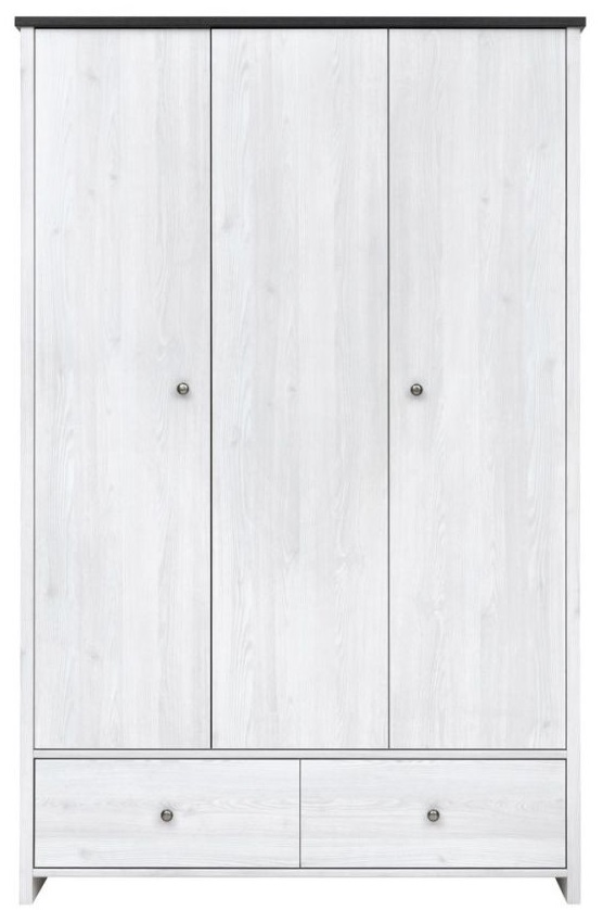 Фото Шкаф Порто SZF3D2S (129) трехдверный от производителя Black Red White (БРВ) в Геническе по цене 30 340 ₽