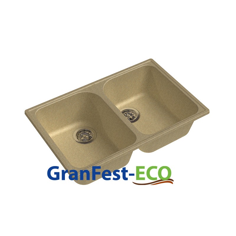Фото Мойка Granfest eco-15 (ГР 740х480хh200) (шир.ящ.min 720) без сифона от производителя Granfest в Геническе по цене 4 750 ₽