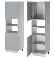 Кухня Бронкс пенал П-60 (белый, бетон,(Леко)) в Геническе от производителя 