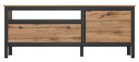 Тумба Loft RTV1D1S в интернет магазине Планета Комфорта Фото gostinaya-loft-loft тумба loft rtv1d1s производитель Black Red White (БРВ)