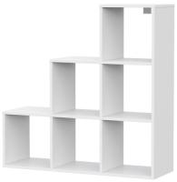 Стеллаж Токио (лесенка) (белый текстурный (No name) ) в Геническе от производителя 