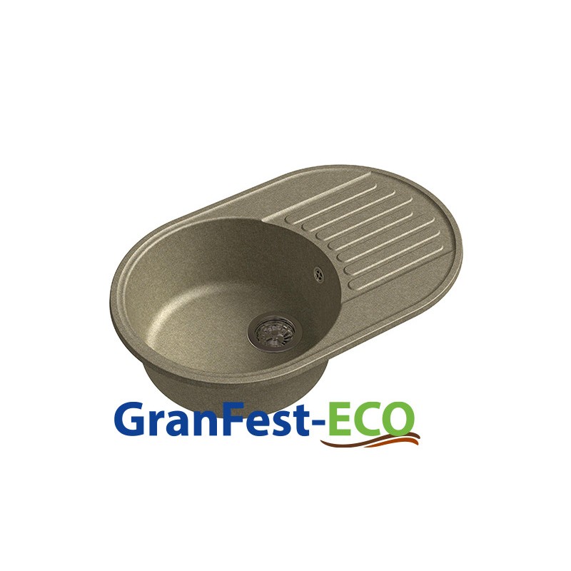 Фото Мойка Granfest eco-18 (ГР 740х480хh200) (шир.ящ.min 720) без сифона от производителя Granfest в Геническе по цене 4 050 ₽