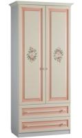 Шкаф Алиса (97) двухдверный с ящиками  (белый, крем,(Мебельсон)) в Геническе от производителя 
