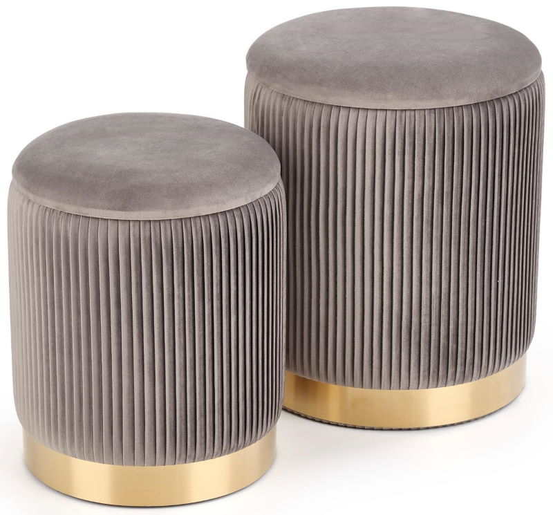 Фото Комплект Halmar Monty (2 пуфа) от производителя Halmar  в Геническе по цене 11&nbsp;440 ₽