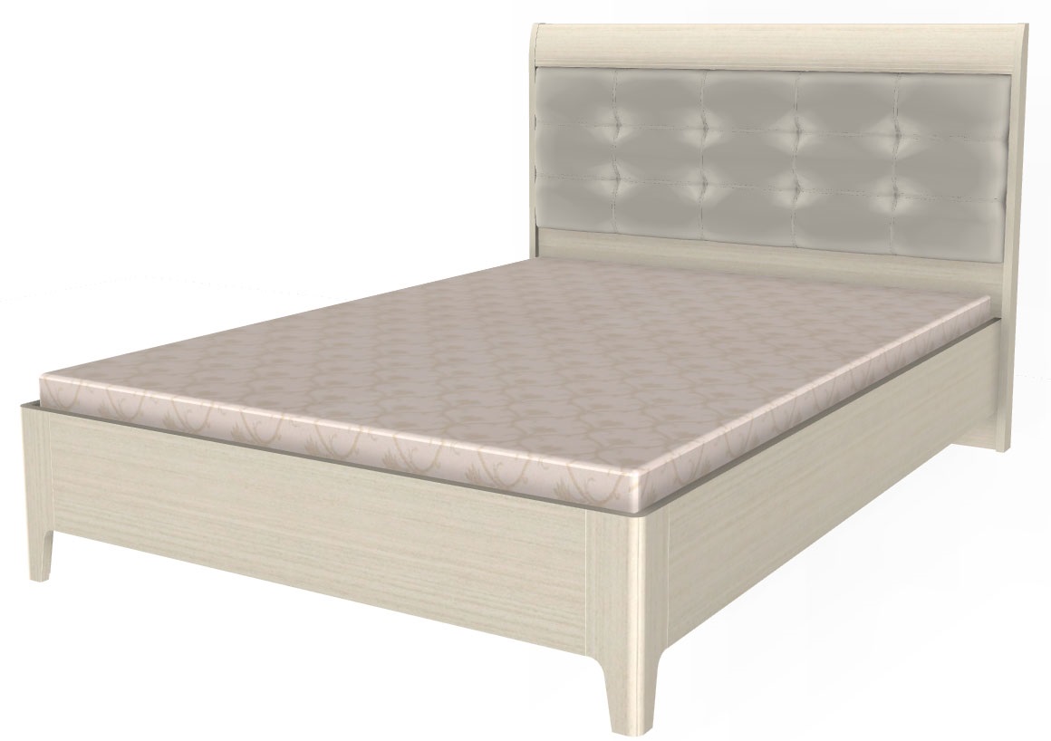 Фото Кровать двуспальная Камелия КР-2072 (СМ 140х200) с ламельным основанием от производителя Лером в Геническе по цене 33&nbsp;770 ₽