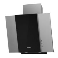 Вытяжка наклонная Irwell 50 (496х118хh717(897)) (Материал Металл/Стекло , Цвет Черный/Черный) в Геническе от производителя 