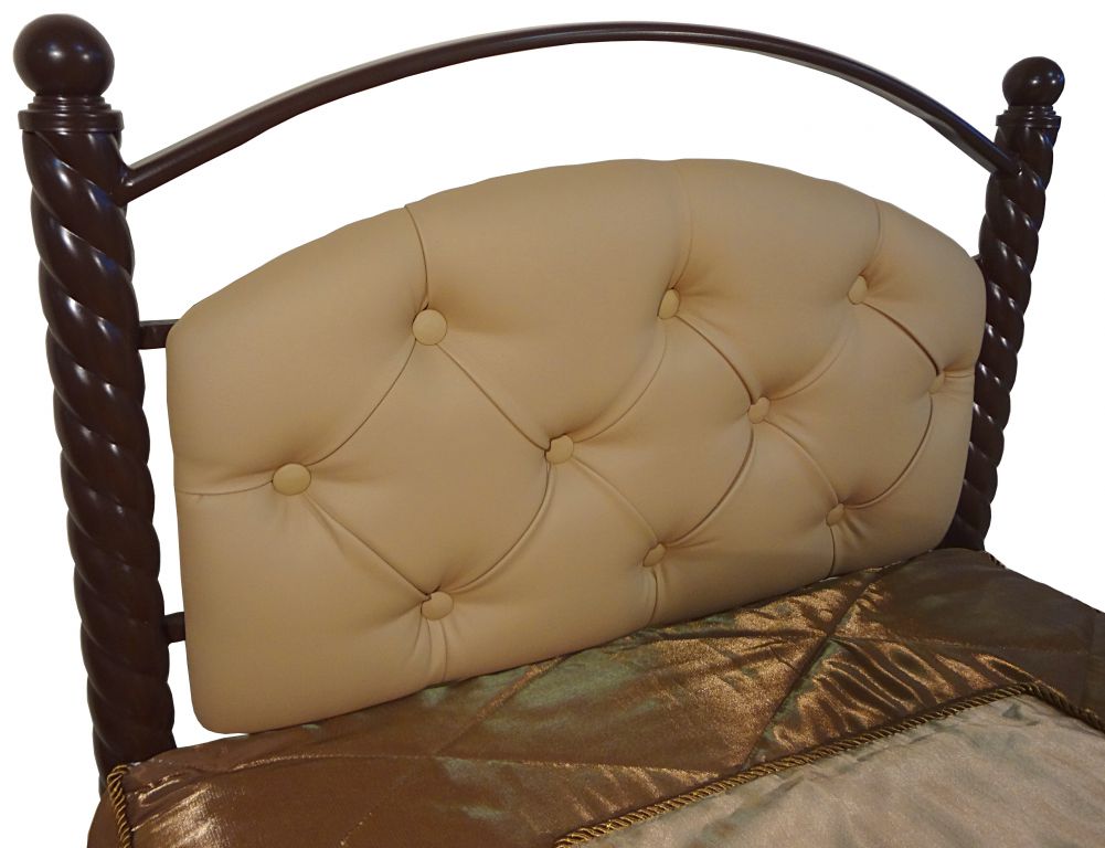 Фото Кровать односпальная Стефани-800 (СМ 80х190) основание металл трубка  от производителя Металл-Конструкция в Геническе по цене 11 170 ₽