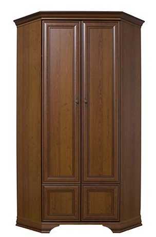 Шкаф Kentaki S320-SZFN2D (98) угловой (каштан, каштан,(Black Red White (БРВ)))