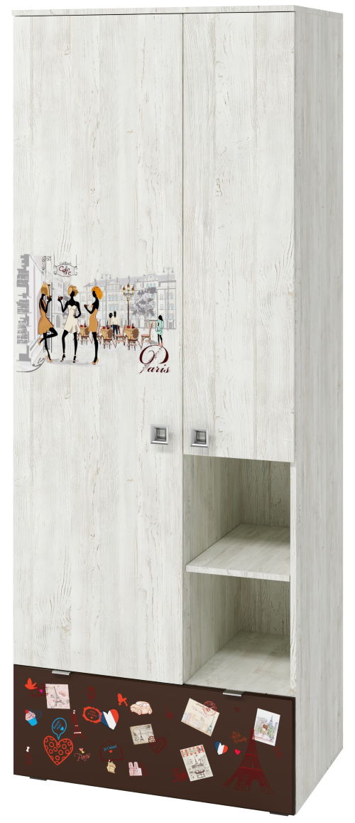 Фото Шкаф Поло (80) двухдверный от производителя Регина в Геническе по цене 12&nbsp;960 ₽