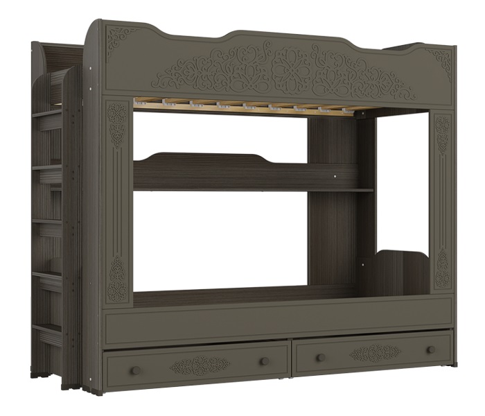 Фото Кровать двухъярусная Ассоль плюс АС-25 (СМ 90х200)  от производителя Компасс в Геническе по цене 46 720 ₽