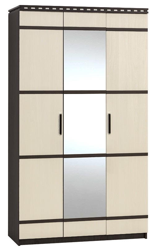 Фото Шкаф Ольга-13 (126) трехдверный  от производителя Фант-мебель в Геническе по цене 18&nbsp;040 ₽