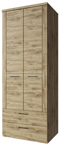 Фото Шкаф 2DG2S Дорсет (Doorset) (80) двухдверный от производителя Анрэкс в Геническе по цене 25 870 ₽