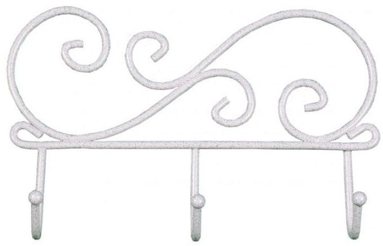 Фото Вешалка настенная Кружева 3 от производителя Завод металлических изделий в Геническе по цене 230 ₽