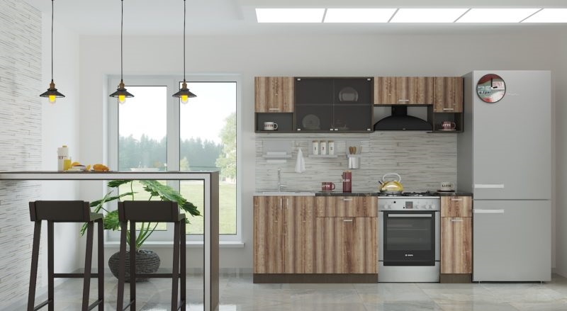 Фото Кухня Зара (2,1) от производителя Интерьер-центр в Геническе по цене 12&nbsp;600 ₽