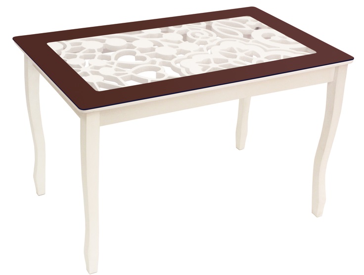 Фото Стол обеденный Стиль 2 Ажур III от производителя Мебель из стекла в Геническе по цене 13 770 ₽